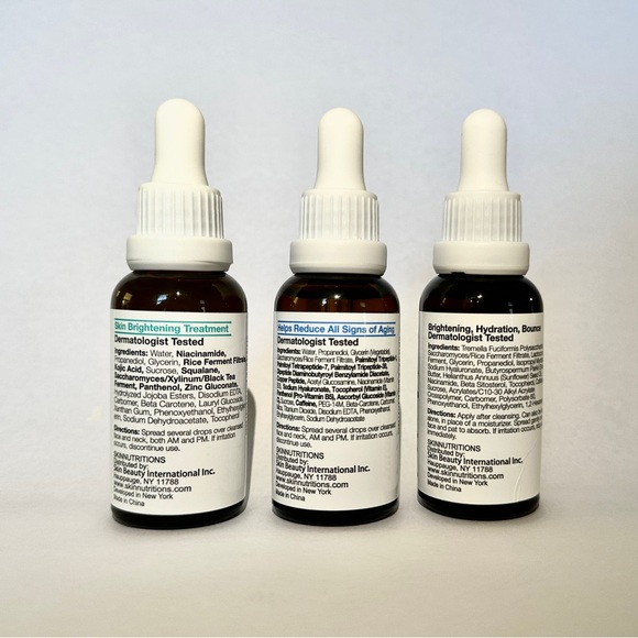 Hydrate & Anti-Aging Serum Set | Hyaluronic Acid + Peptides + Niacinamide - Picture 2 of 2